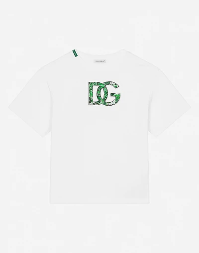 Jersey T-shirt with DG logo