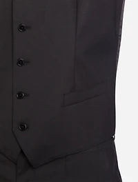 Five button vest wool