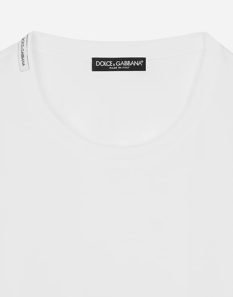 Short-sleeved jersey t-shirt