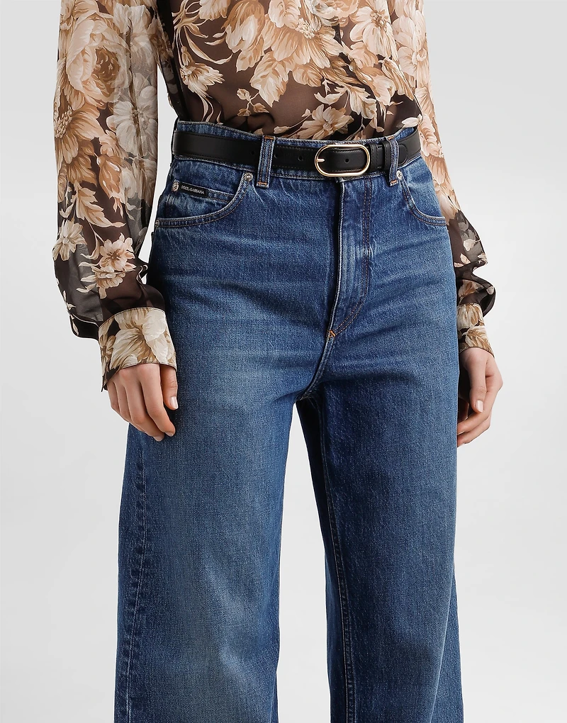5-pocket denim trousers