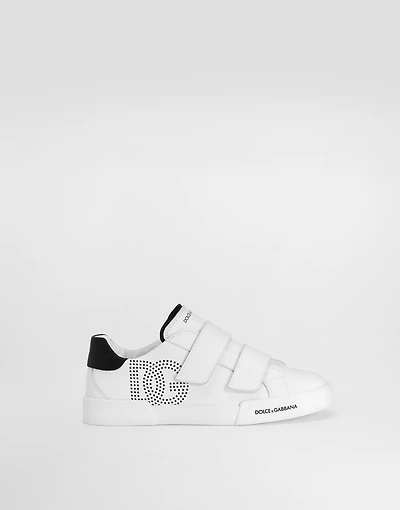 Nappa calfskin sneakers