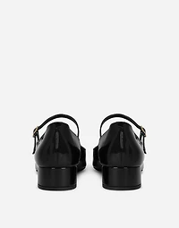 Polished calfskin Mary Janes