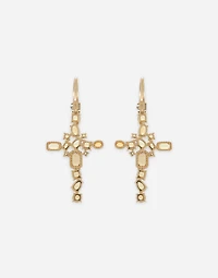 Rainbow Monochrome Earrings
 18-carat yellow gold and citrine quartz