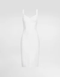 Sheath dress elastic fabric and lace