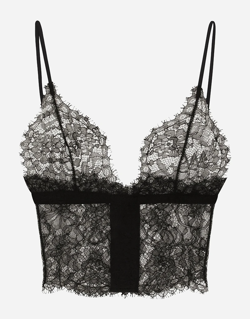 Triangle lace bralette