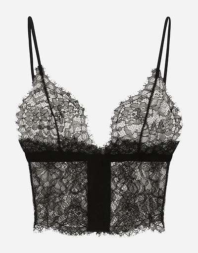 Triangle lace bralette