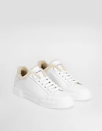 Portofino light calfskin sneakers