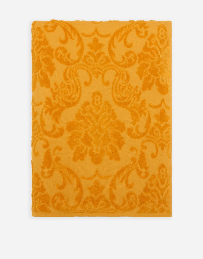 Beach Towel in Cotton Terry Jacquard