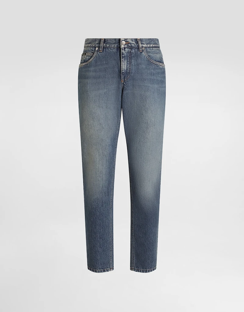 Regular cotton jeans