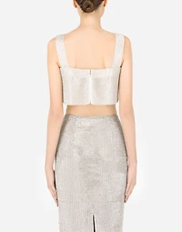 Crystal mesh top