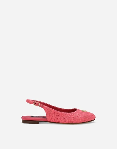 Lace slingbacks