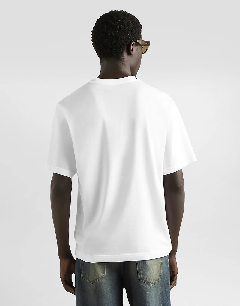 Cotton t-shirt with patch