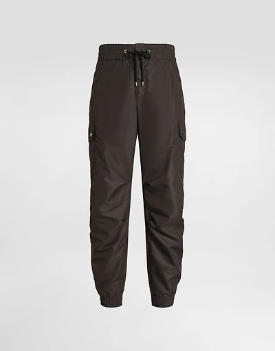 Nylon canvas cargo trousers