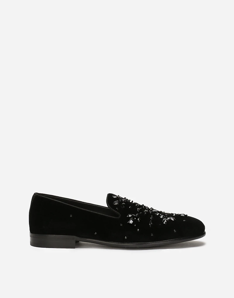 Velvet slippers