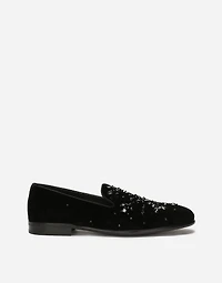 Velvet slippers
