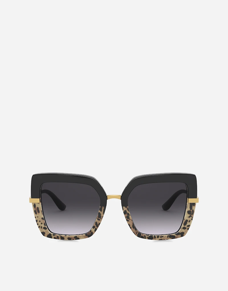 Half print sunglasses