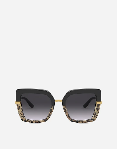 Half print sunglasses