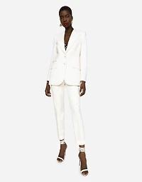 Two-way stretch wool jacket