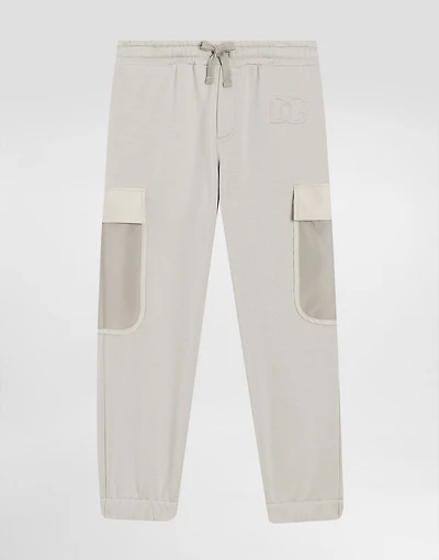 DG embossed logo fleece trousers