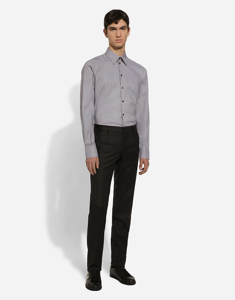 Cotton Martini-fit shirt