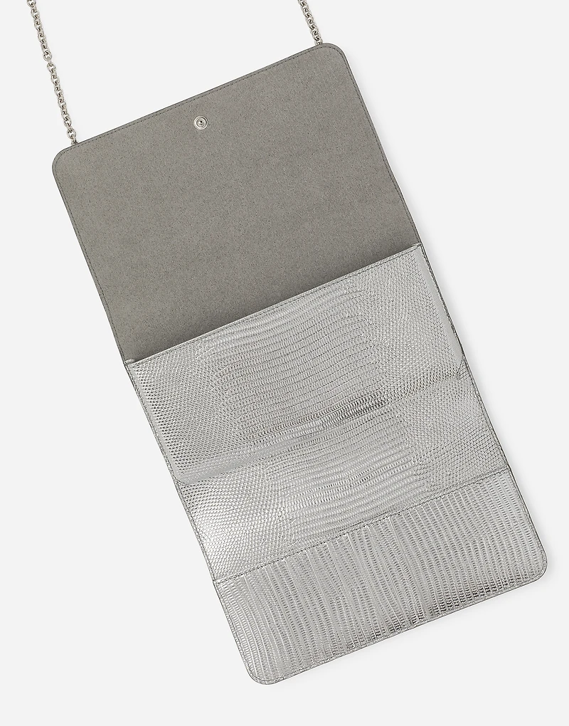  Satin phone bag with fusible rhinestones