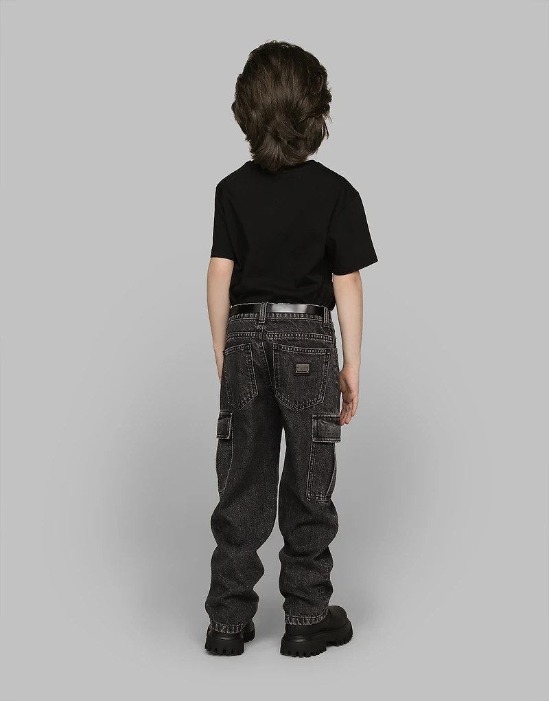 Jersey T-shirt with Dolce&Gabbana logo
