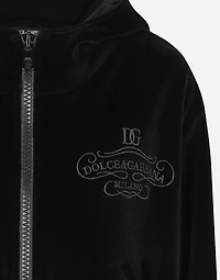 Chenille cotton hoodie