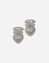 Devotion Earrings
 18-carat white gold and diamonds