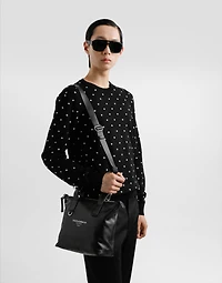 Small calfskin shopper