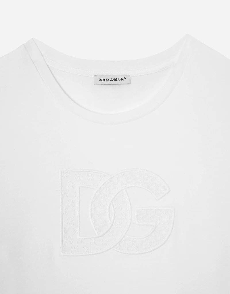 Jersey T-shirt with DG logo