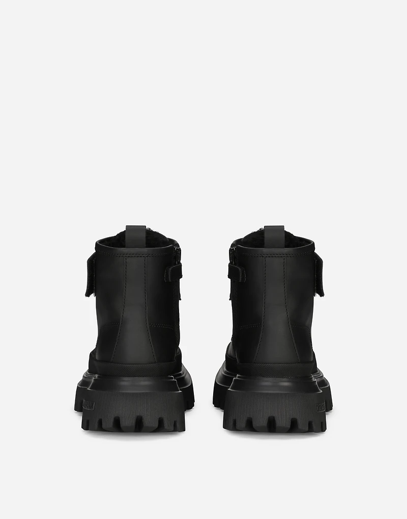 Calfskin ankle boots