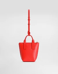 Minibag charm in calfskin
