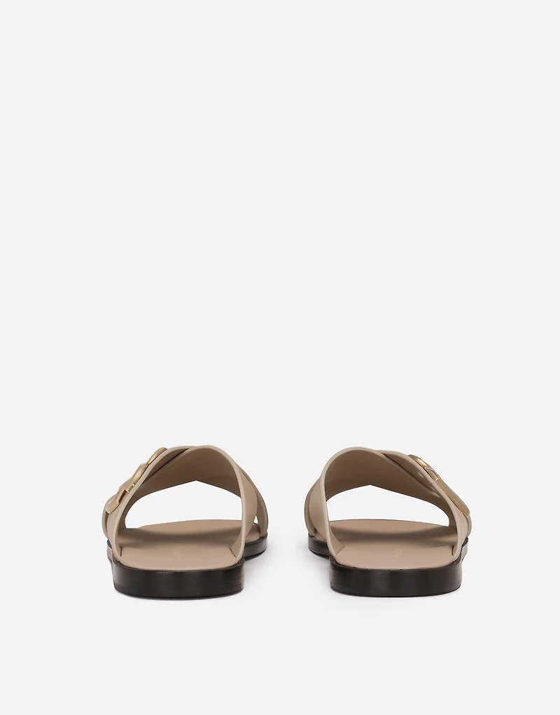 Calfskin sandals