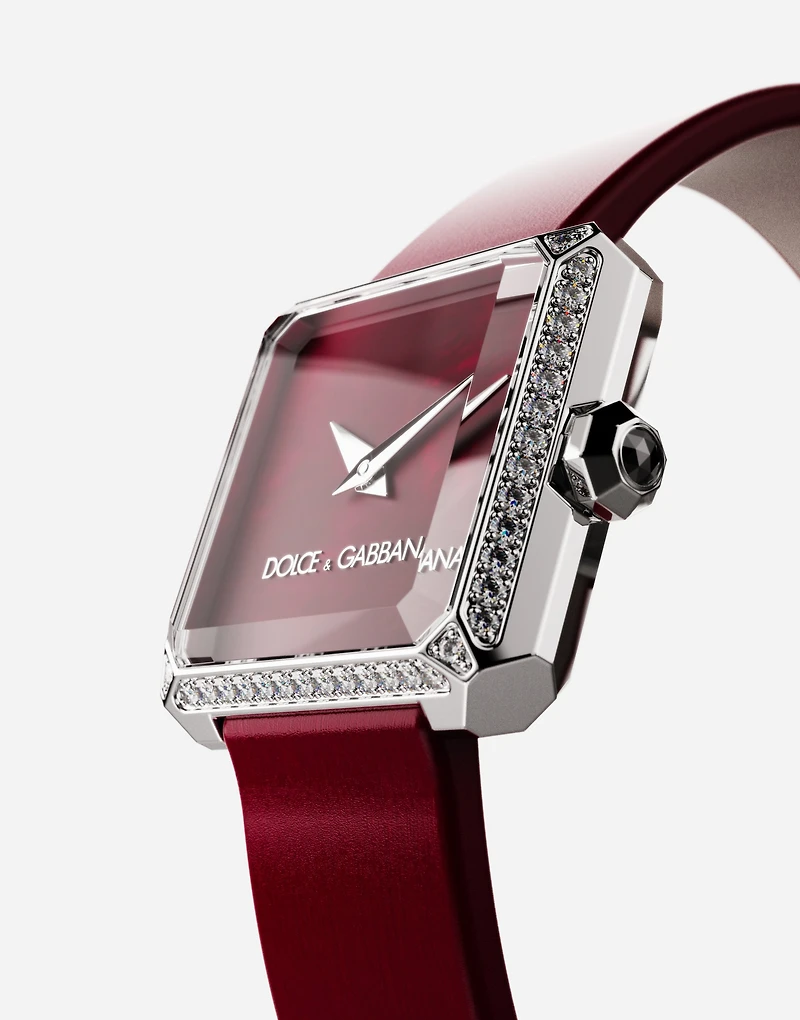 Sofia steel and diamonds watch 