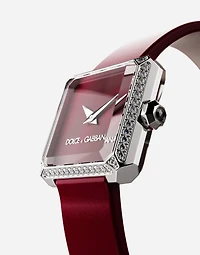 Sofia steel and diamonds watch 