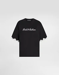 jersey t-shirt with embroidery
