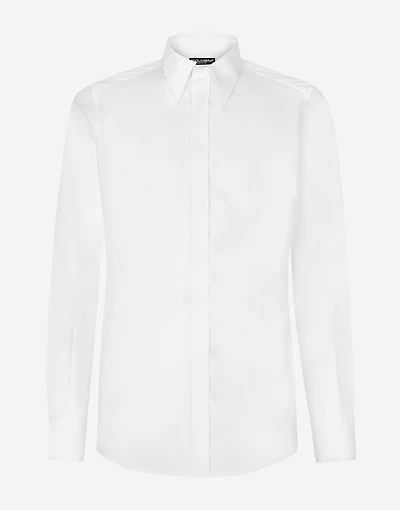 Cotton Martini-fit shirt