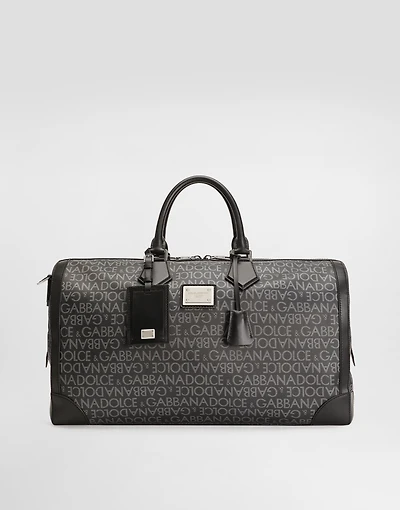 Printed jacquard holdall
