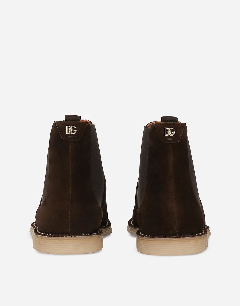 Suede ankle boots