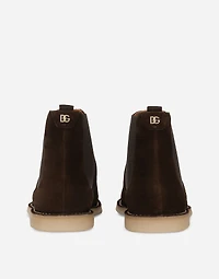 Suede ankle boots