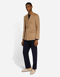 Tailored stretch twill pants