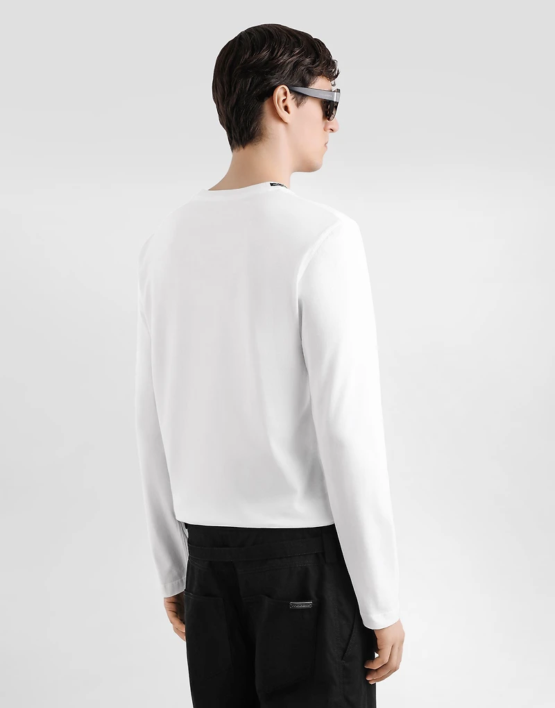 cotton t-shirt with embroidery
