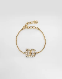 Fine link bracelet with DG logo