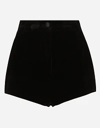 Velvet high-waisted tuxedo panties