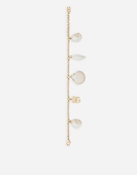 Bracelet with DG logo and shell charms