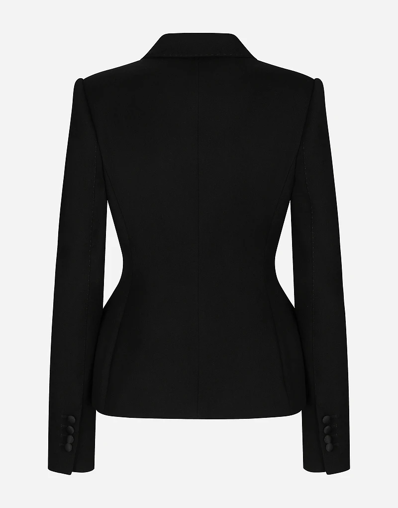 Double-breasted Dolce tuxedo jacket double stretch wool