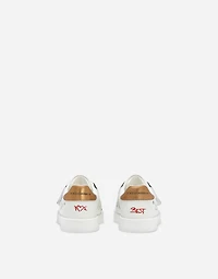Printed calfskin Portofino sneakers