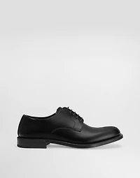 Brushed calfskin derby