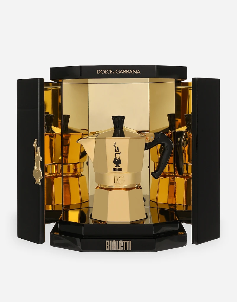 24k Gold Decorative Moka Bialetti Dolce&Gabbana