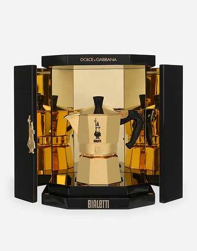 24k Gold Decorative Moka Bialetti Dolce&Gabbana